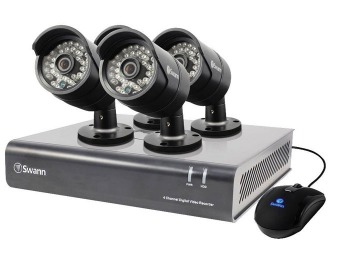 $100 off Swann SWDVK-444004-US 4-Channel Surveillance DVR Kit