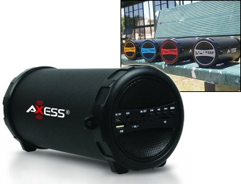 47% off Axess Portable Bluetooth Indoor/Outdoor 2.1 Hi-Fi Speaker