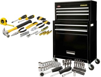 Deal: Stanley Rolling Tool Chest and Home Owner Kit Value Bundle