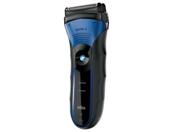 $32 off Braun Series 3 340s Wet & Dry Solo Shaver - Black/Blue