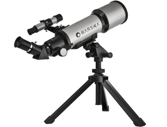 $92 off BARSKA Starwatcher 400x70mm Refractor Telescope