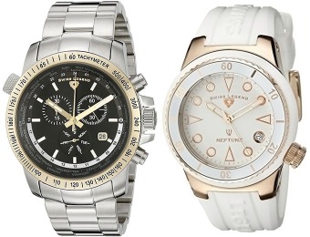 Up to 93% off Swiss Legend Watches, 12 styles from $49.99