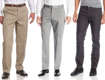 60% off Men's Pants from Levi's, Haggar, IZOD, Lee, Kenneth Cole...