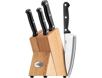 70% off Ginsu Essential Series 5-Pc Stainless Steel Knife Prep Set