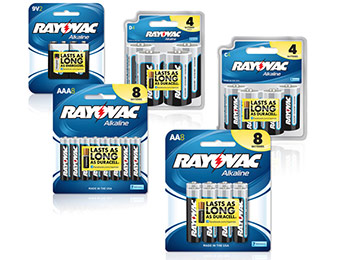 Deal: Rayovac 26-Ct Battery Combo Pack (AAA, AA, C, D & 9V)
