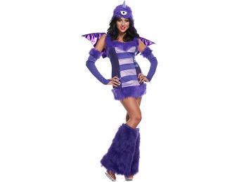 92% off Sexy One Eyed One Horn Flying Purple People Eater Costume