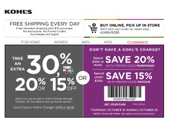 Save an Extra 20% off Your Purchase of $100+ at Kohls.com