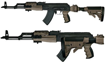 Advanced Technology AK-47 Strike Force Folding Stock, 2 Colors