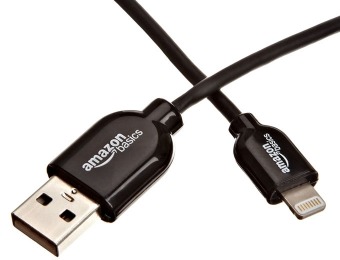 57% off AmazonBasics 3' Apple Certified Lightning to USB Cable