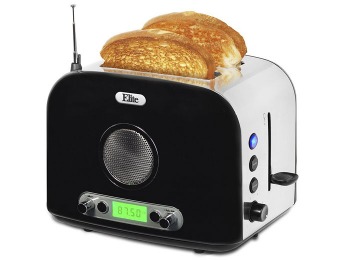 $50 off Elite ERT-6067 2-Slice Stainless Steel Radio Toaster