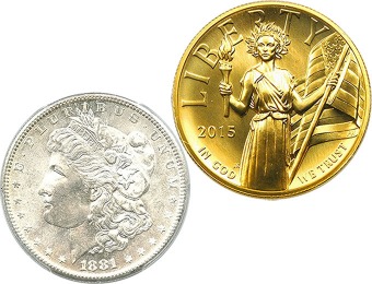 20% off Professionally-Graded Gold and Silver Collectible Coins