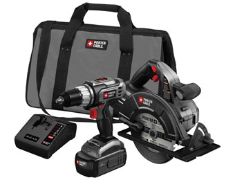 39% off Porter-Cable P218C-2 18V Drill/Driver & Circular Saw Kit
