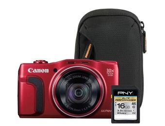 $100 off + Free Bag & Memory Card w/ PowerShot SX710 Digital Camera