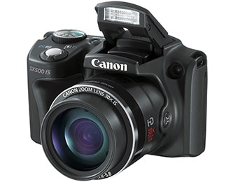 $101 off Canon PowerShot SX500 IS 16.0 MP Digital Camera