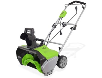 $106 off GreenWorks 2600502 13 Amp 20" Corded Snow Thrower