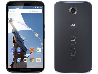 $450 off Motorola Nexus 6 Unlocked Cellphone, 32GB, Midnight Blue
