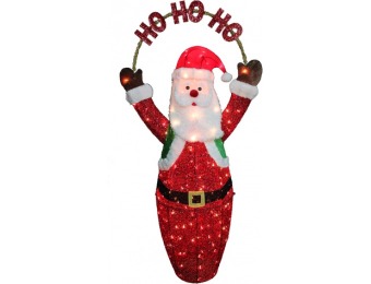 41% off 5-ft LED Santa Outdoor Christmas Decoration W12H1292