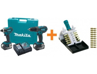 36% off Makita XT211-B-31893 18-Volt LXT Combo Kit (2-Piece)