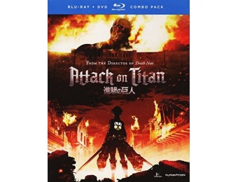 64% off Attack on Titan, Part 1 (Blu-ray / DVD Combo)