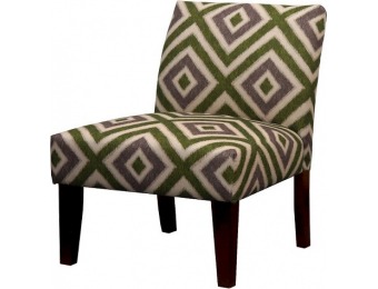 50% off Avington Upholstered Slipper Chair, Gray/Green