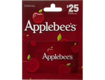 25% off Applebee's Gift Cards ($25 Gift Card for $18.75)