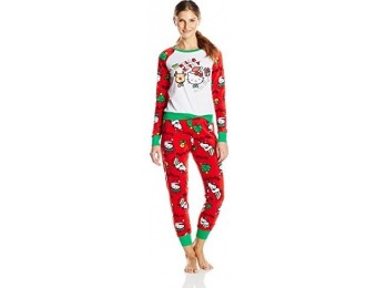 69% off Hello Kitty Women's Ugly Holiday Pajama Set