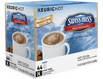 50% off Swiss Miss Milk Chocolate Hot Cocoa K-cups (44-pack)