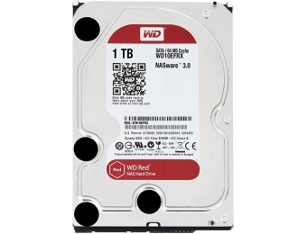 $45 off WD Red 1TB NAS 3.5" Internal Hard Drive, WD10EFRX