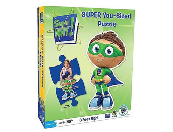 88% off Super Why Giant Super You Sized 50 Piece Floor Puzzle