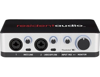 60% off Resident Audio T2 2-Channel Thunderbolt Interface