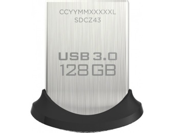 77% off Sandisk Ultra Fit 128GB USB 3.0 Flash Drive SDCZ43-128G-A46