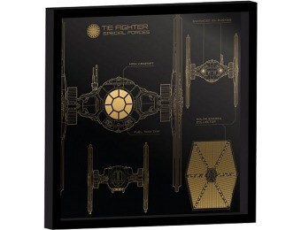 60% off Star Wars: The Force Awakens Tie Fighter Canvas Art