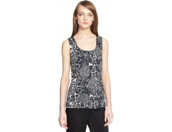66% off St. John Collection Leopard & Floral Print Women's Knit Shell