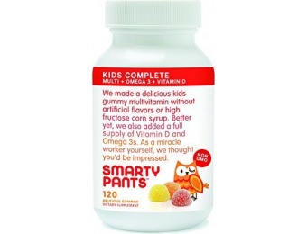 50% off SmartyPants Gummy Vitamins with Omega 3 & Vitamin D