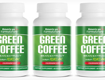 74% off American Formulators Green Coffee Bean Extract with GCA