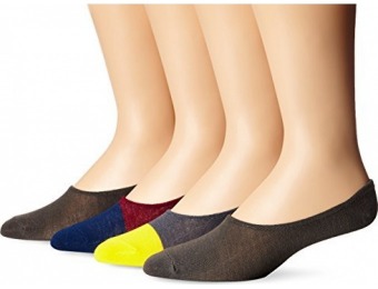 86% off K. Bell Socks Men's 4 Pack Tri Color Liner Socks