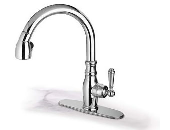 $140 off LaToscana Single-Handle Pull-Down Chrome Kitchen Faucet