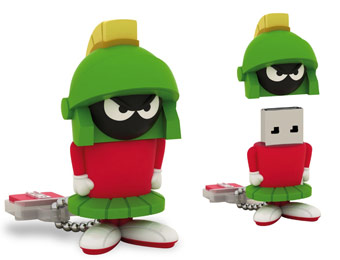 25$ off Looney Tunes Marvin the Martian 4GB USB Flash Drive