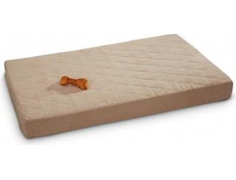 $80 off Pet Edge Memory Foam Bed, Khaki