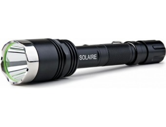 73% off Solaire 900 Lumen Rechargeable Tactical Flashlight