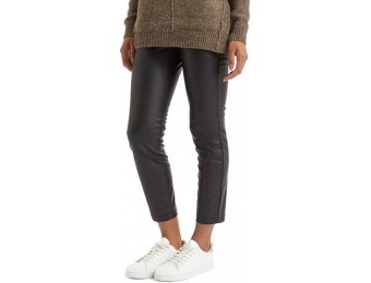 72% off Topshop Faux Leather Women's Crop Trousers