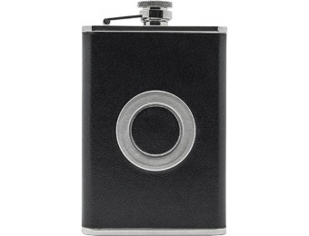 60% off Grand Star 8-oz. Flask With Built-in Shot Glass