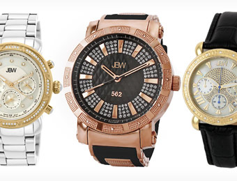 Up to 91% off JBW Men's & Women's Diamond Watches