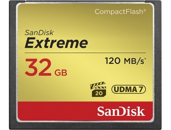 75% off SanDisk Extreme 32GB CF Memory Card SDCFXS-032G-A46