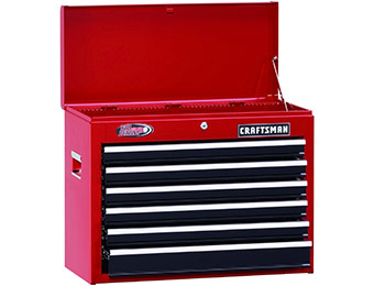 75% off Craftsman 26" Wide 6-Drawer Ball-Bearing Top Chest