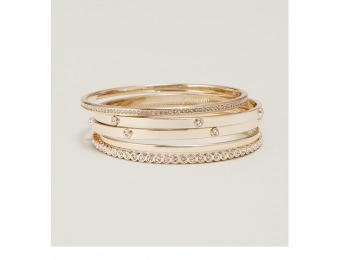 83% off LOFT Pave Bangle Set (Extra 40% off in cart)