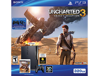 $50 off PS3 320GB Uncharted 3 Bundle