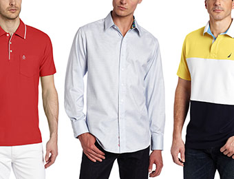 60% off Men's Shirts (Calvin Klein, Original Penguin, Nautica, etc.)