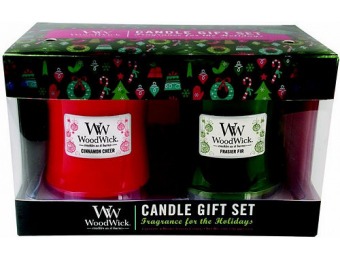 80% off WoodWick Frasier Fir & Cinnamon Cheer Candle Gift Set