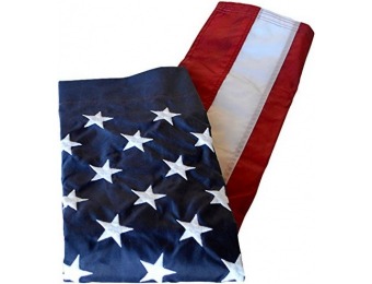 54% off American Flag 2 1/2 x 4 ft. Nylon SolarGuard Nyl-Glo